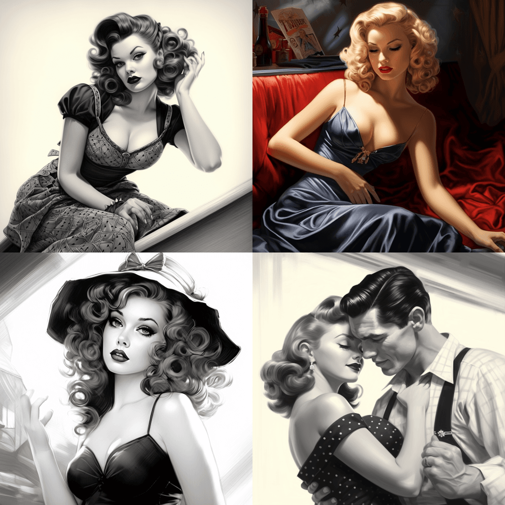 屡获殊荣的超细节、超家族素描艺术，迷人、 - Midjourney Prompt