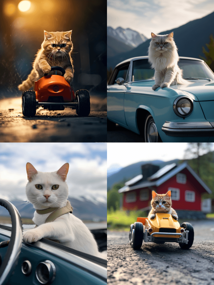 挪威猫，2020年代一只挪威猫的照片，它 - Midjourney Prompt