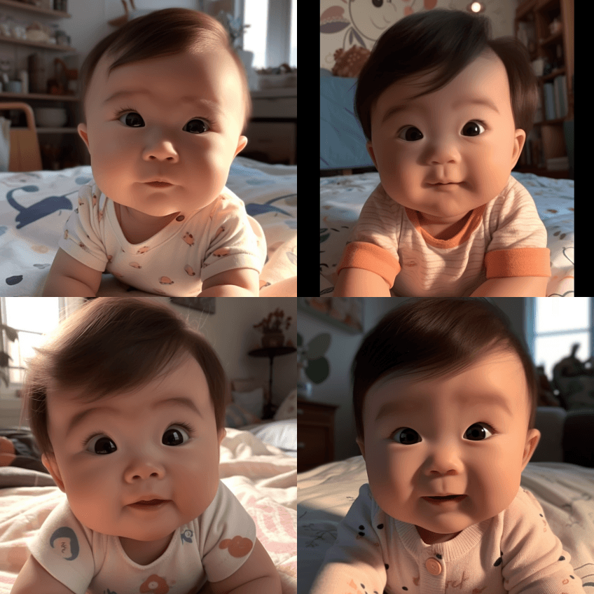 超逼真迪士尼-皮克斯风格的3D动画，可爱 - Midjourney Prompt