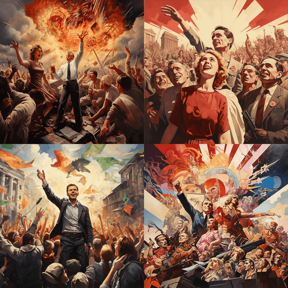 超现实主义戏剧，地中海色彩，艾琳·汉森， - Midjourney Prompt