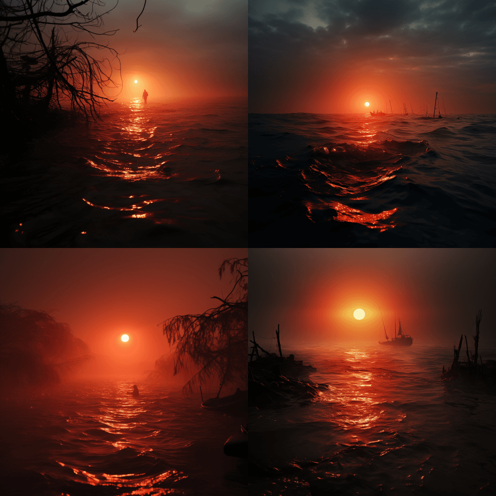 极简主义，迷雾，模糊的焦距，一张写实的照 - Midjourney Prompt