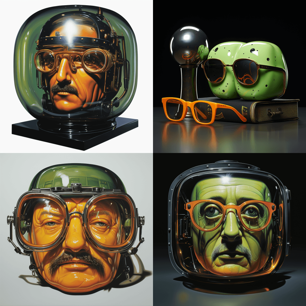 Rene Magritte和萨尔瓦多Da - Midjourney Prompt