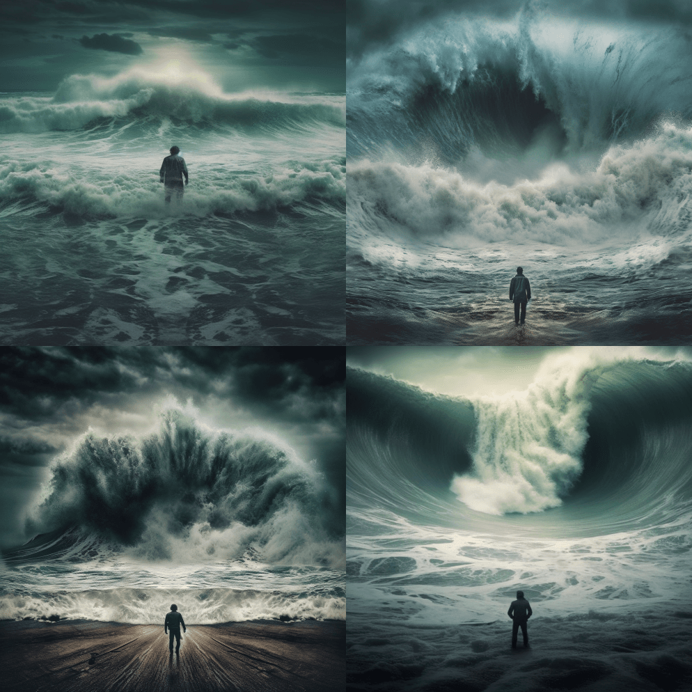 The Sea in All It‘s  - Midjourney Prompt