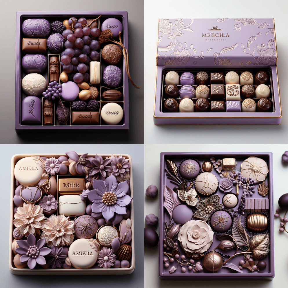 极简主义，俯瞰，产品照片非常详细的豪华糖 - Midjourney Prompt