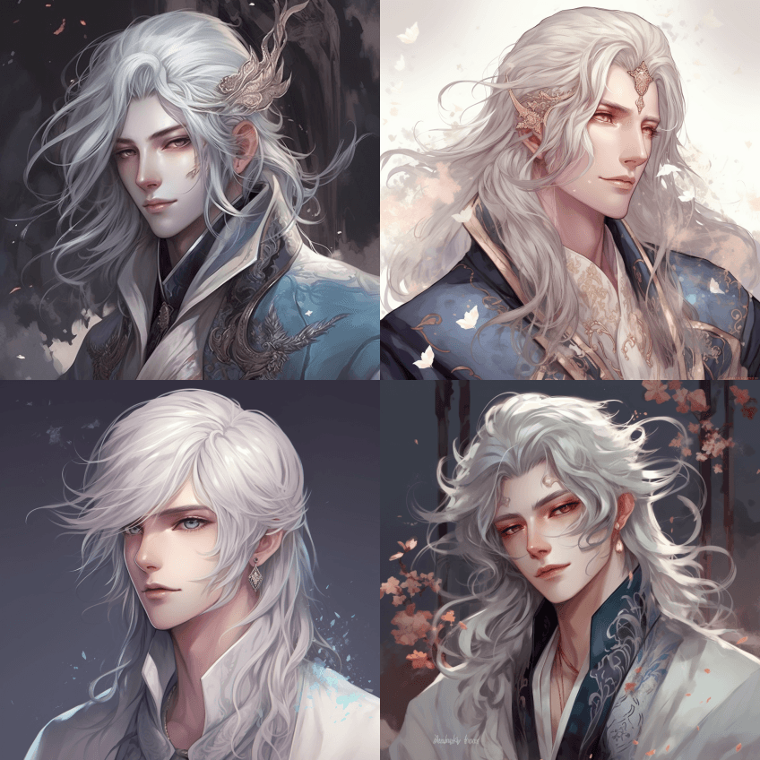 Pixiv美丽的艺术，非常甜蜜的脸，温柔 - Midjourney Prompt