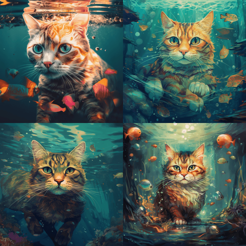 美丽的极大主义彩色塔罗牌与金箔和金丝猫税 - Midjourney Prompt