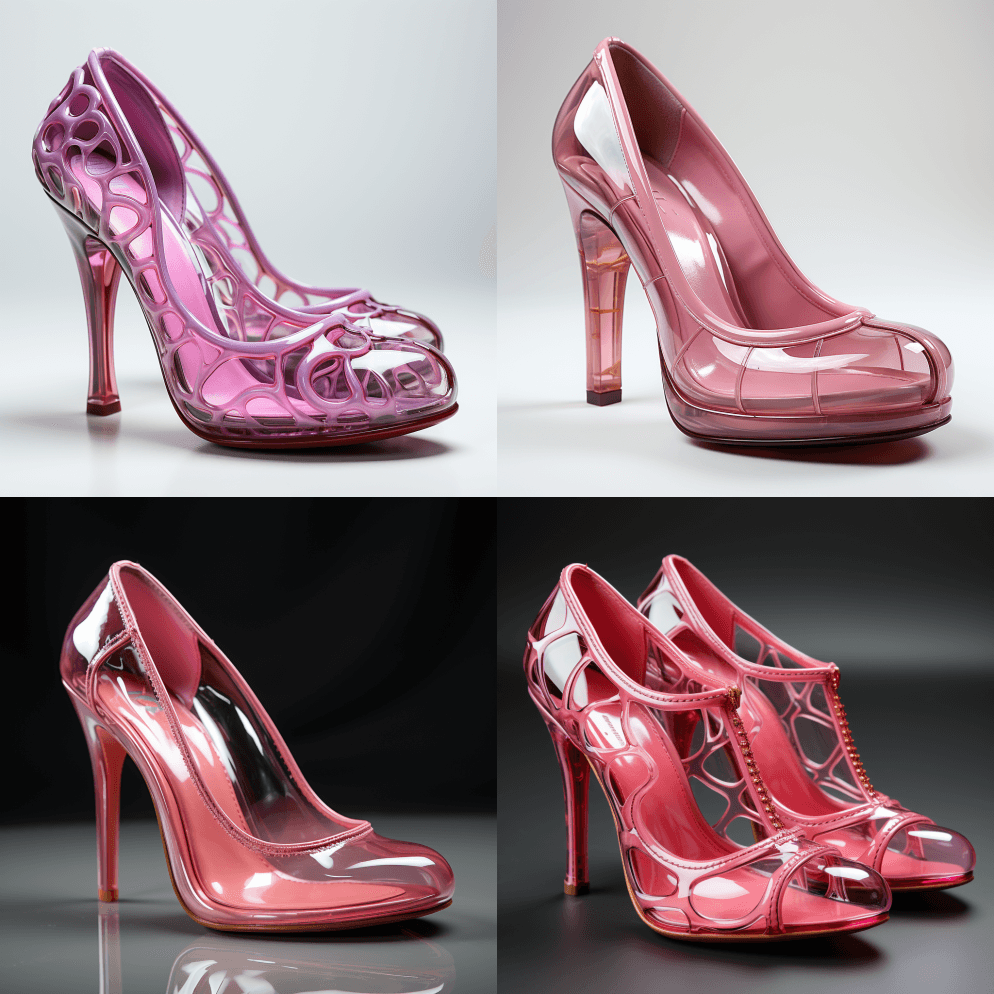 芭比粉色女鞋鞋粉色，Sebastian  - Midjourney Prompt