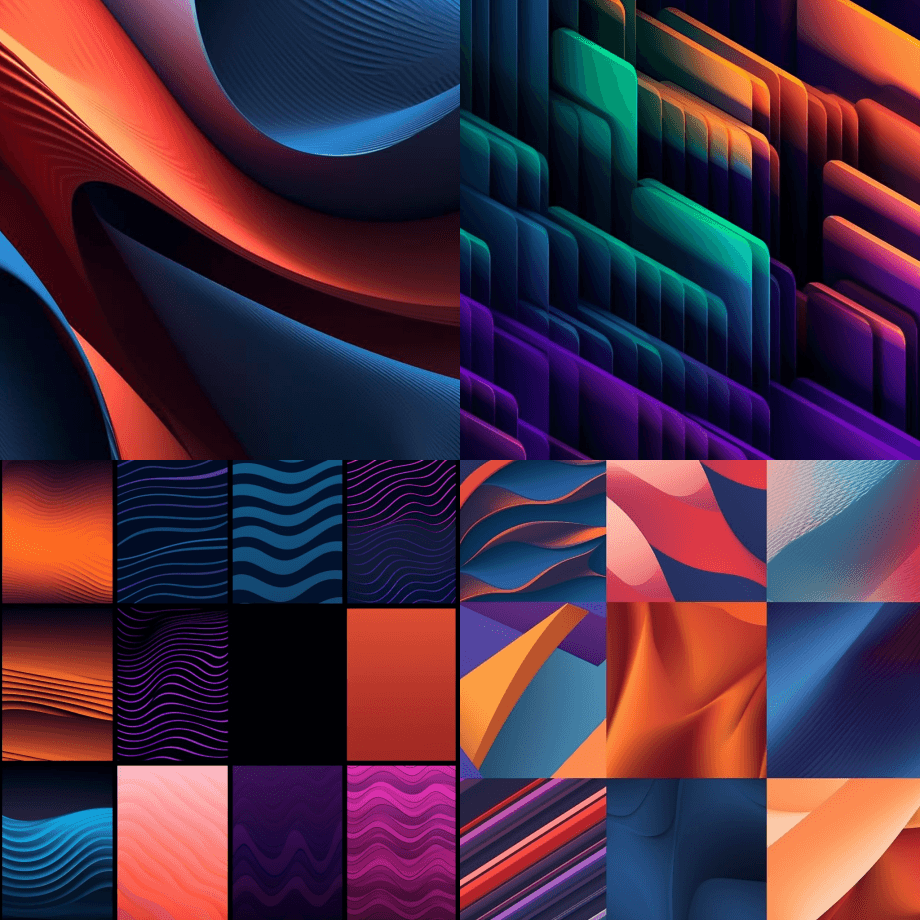 抽象背景纹理，线条，极简主义线条，高清， - Midjourney Prompt