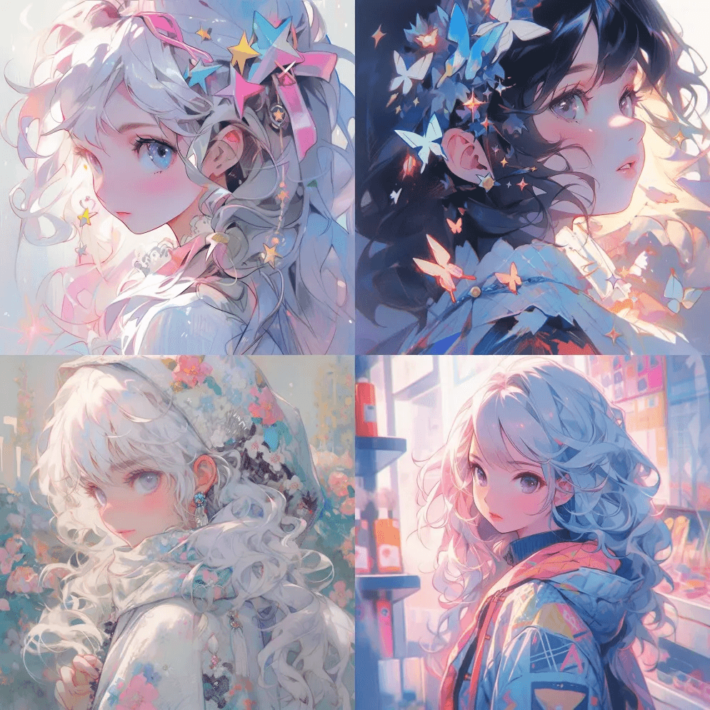 神秘空灵的被子时尚，超锐利的错综复杂的细 - Midjourney Prompt