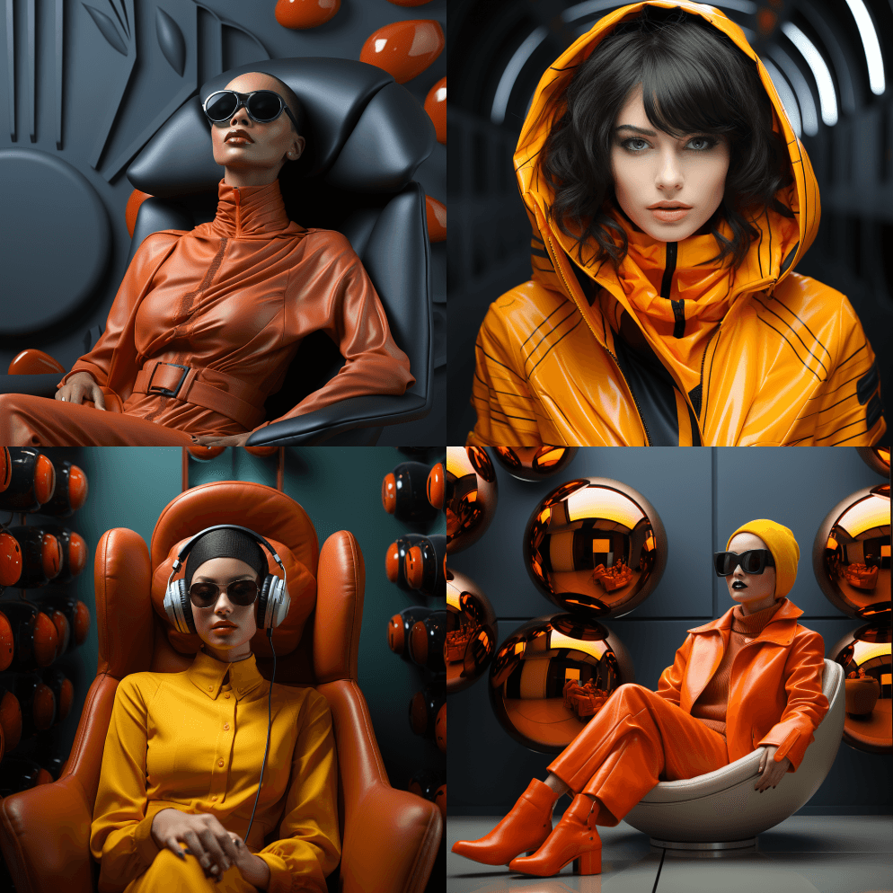 Metverse，时尚，头部特写，编辑照 - Midjourney Prompt