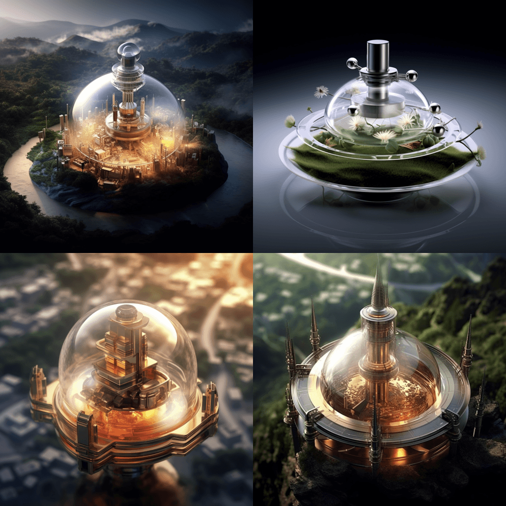 未来主义概念艺术香水年度最佳照片，Aaw - Midjourney Prompt