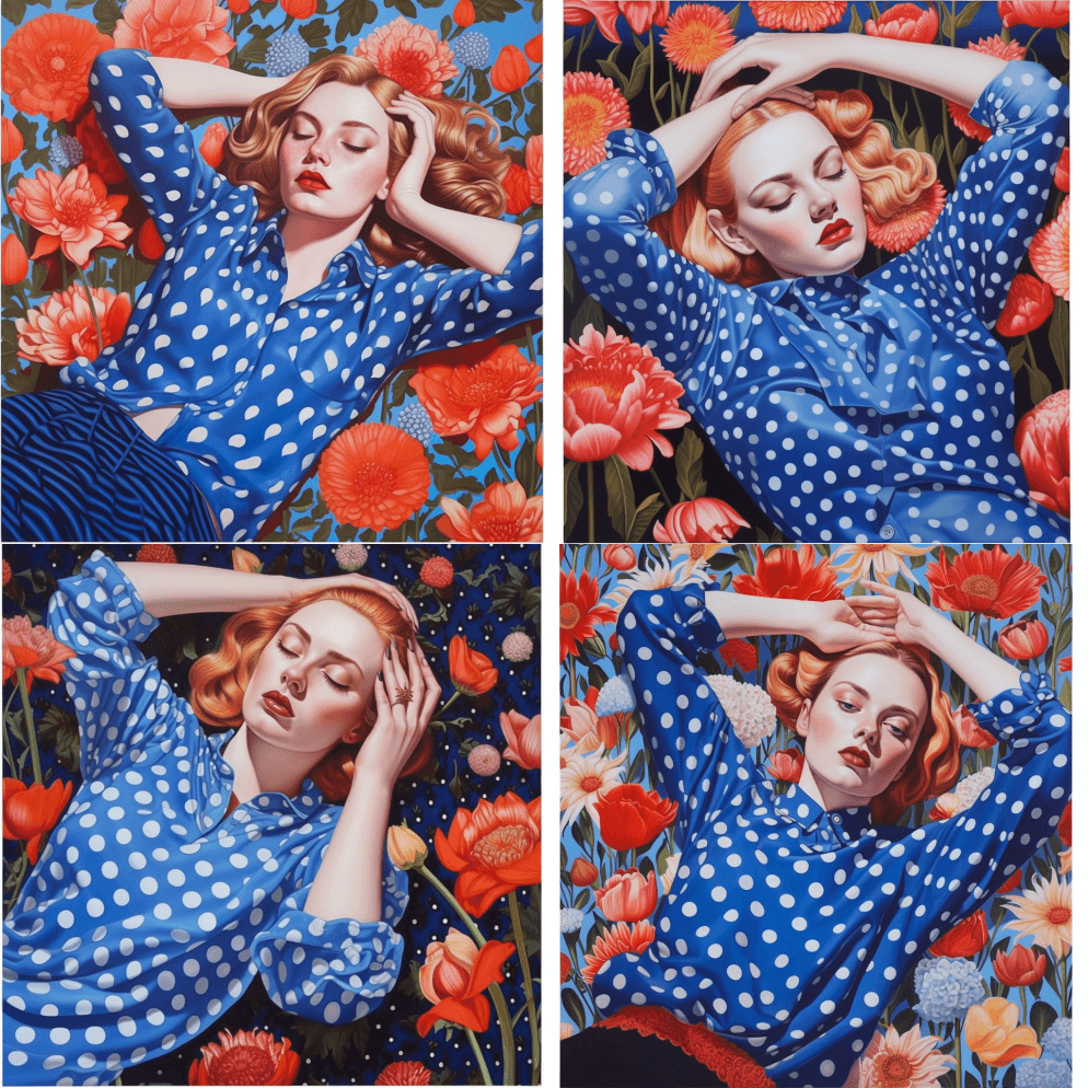 中世纪村庄里的全息图龙 - Midjourney Prompt