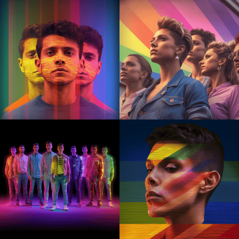 同性恋民俗与L词、同性恋骄傲、照片、3 - Midjourney Prompt