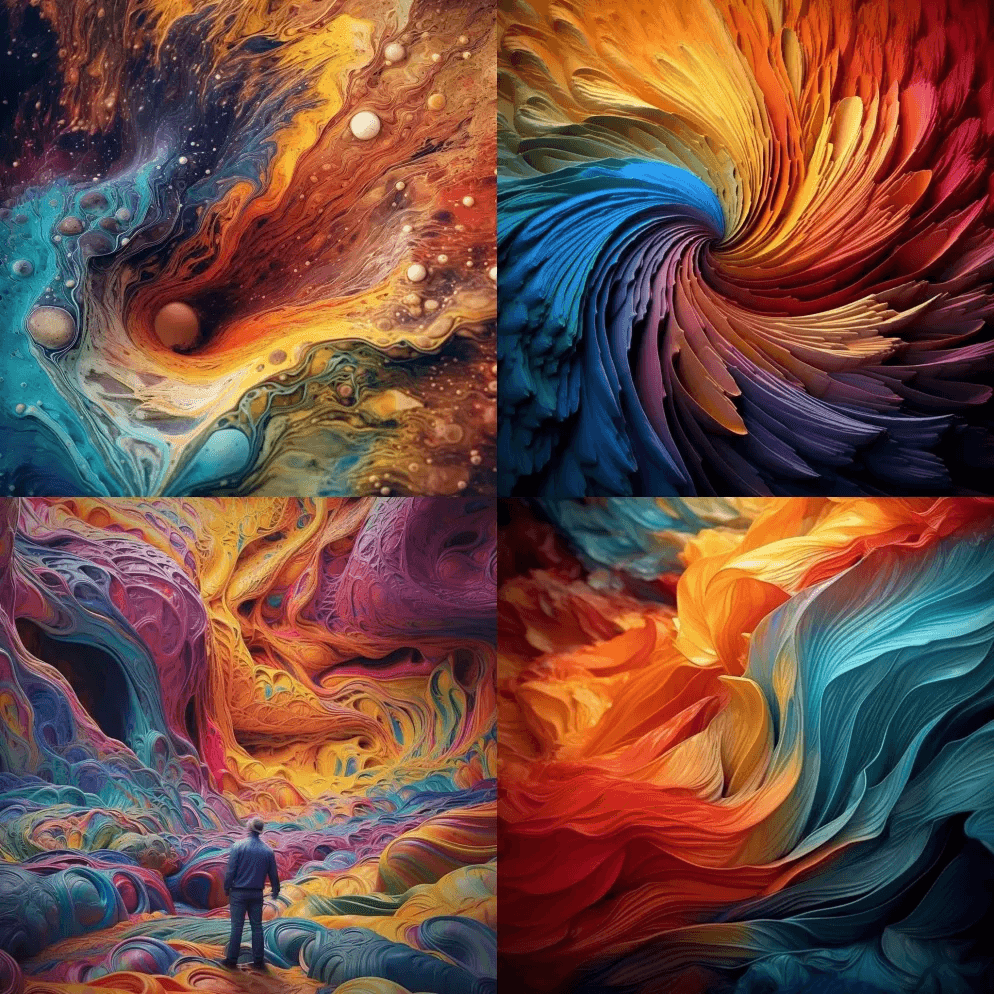 一切事物的创造者，使现实屈从于他的意志， - Midjourney Prompt