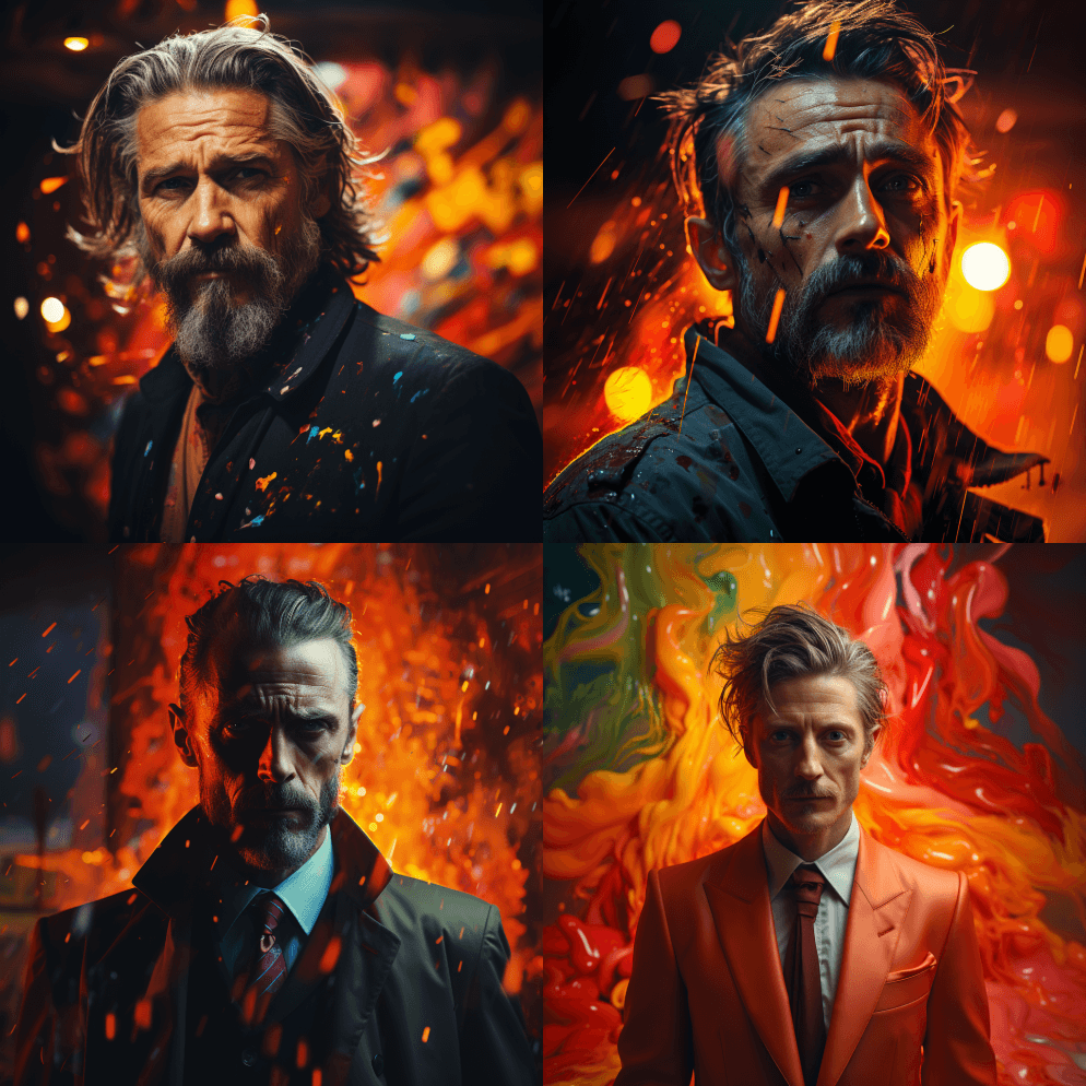 韦斯·安德森创作的极具表现力的?表达的 - Midjourney Prompt