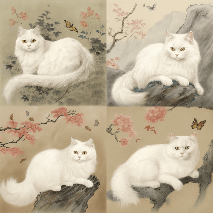 17世纪受朝鲜王朝启发的韩国传统水彩画， - Midjourney Prompt