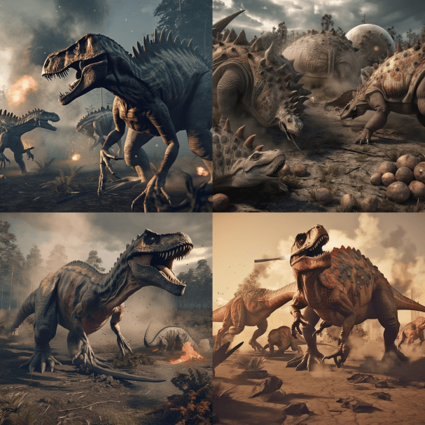 恐龙世界高清壁纸  - Midjourney Prompt