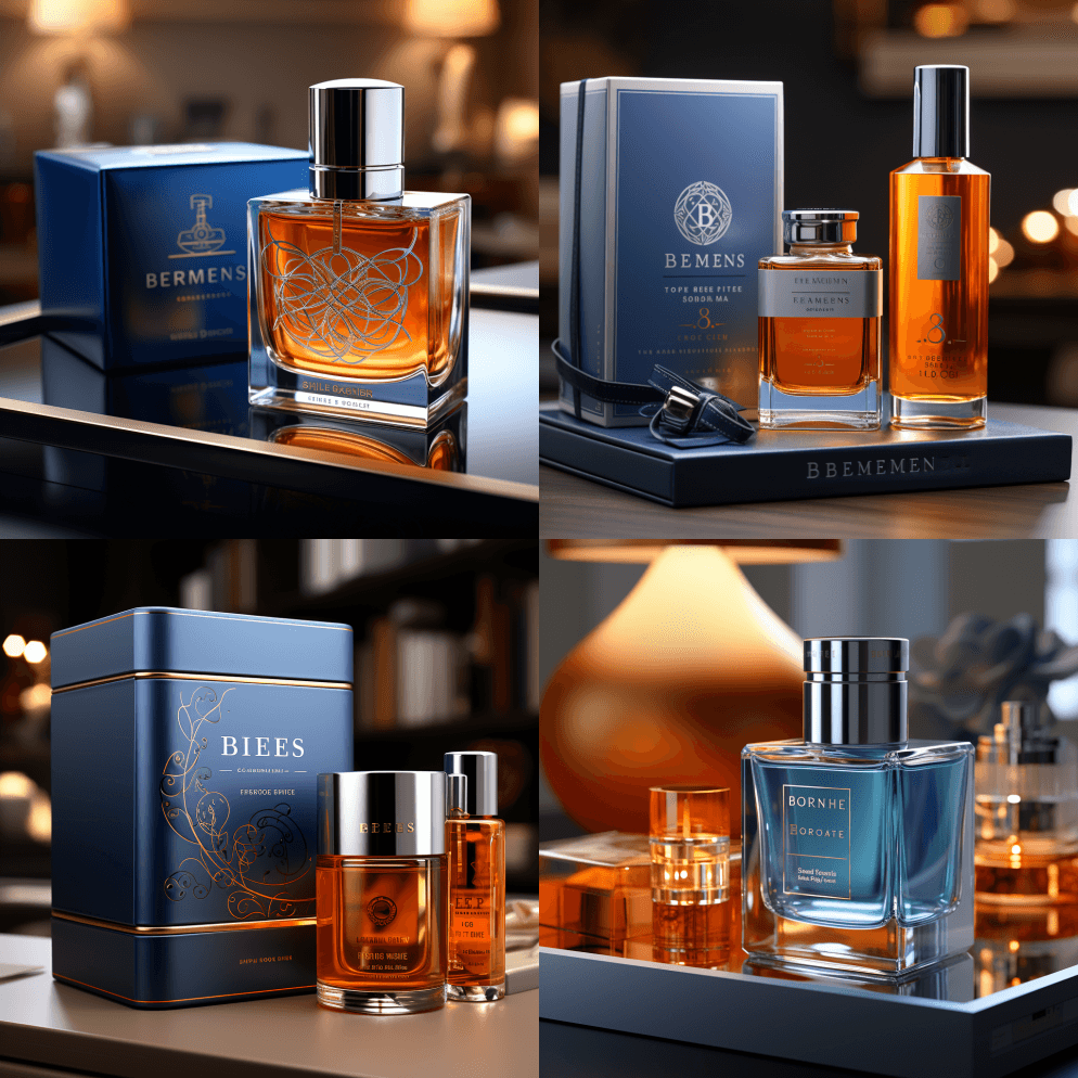 工作室内拍摄，包装设计，Hermes，带 - Midjourney Prompt