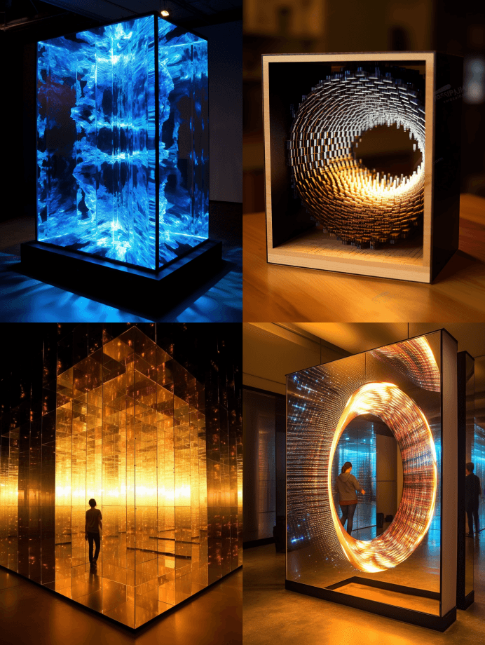 构造无限远镜 - Midjourney Prompt