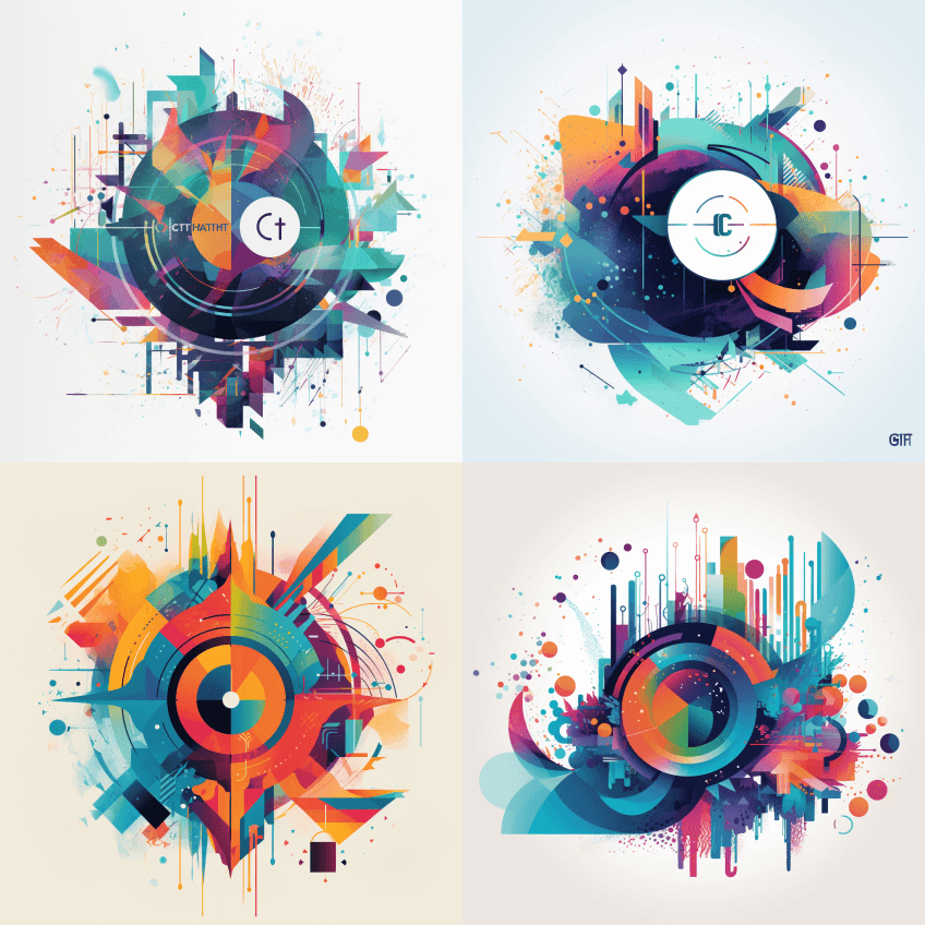 一种现代的创新设计，以ChatGPT徽标 - Midjourney Prompt