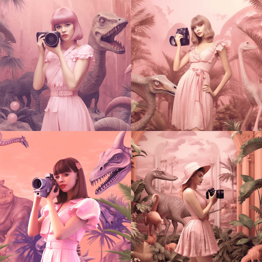 3D,侏罗纪时代背景,现实主义,侧面图, - Midjourney Prompt