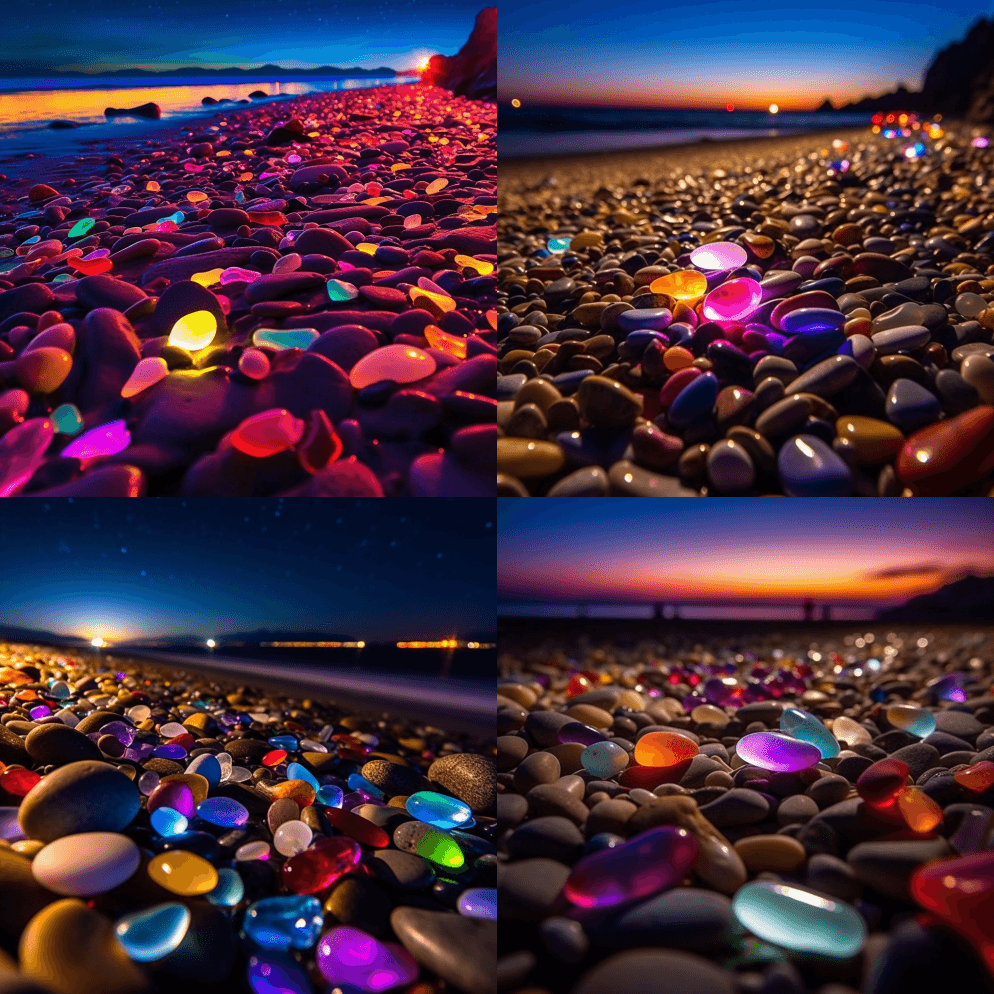 夜晚,霓虹,美丽,五颜六色,黄色,粉色, - Midjourney Prompt