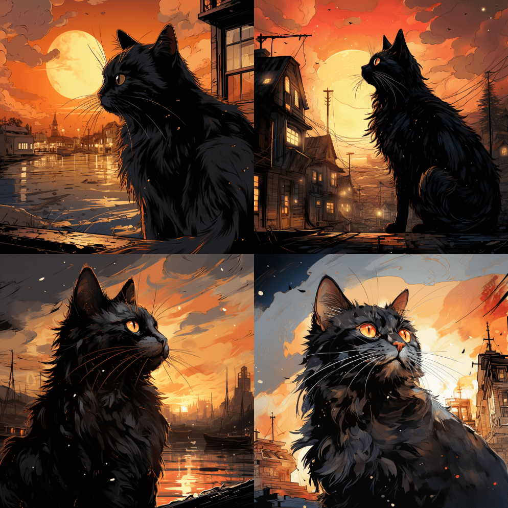 漫画风格的故事板，全网站，多面板漫画，轻 - Midjourney Prompt