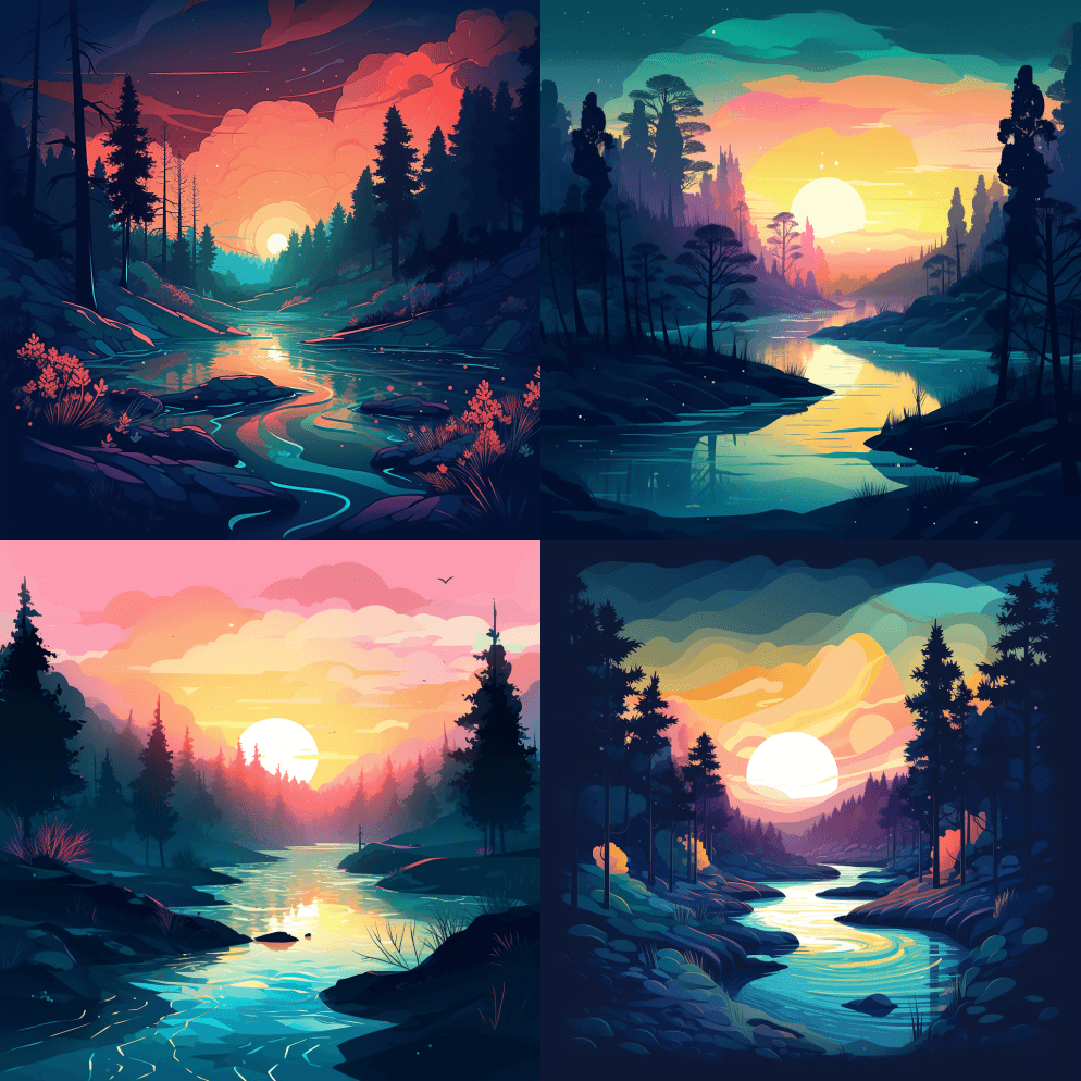 女人脸的用户界面，左右，图形抽象，高端， - Midjourney Prompt