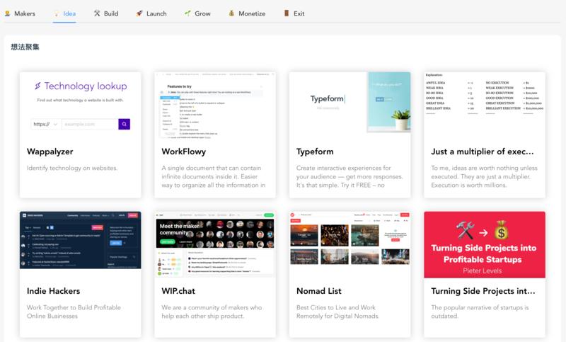 大家端午节快乐，今天上线了一个小站点 www.indiemakerstart.com。
在做一些独立
