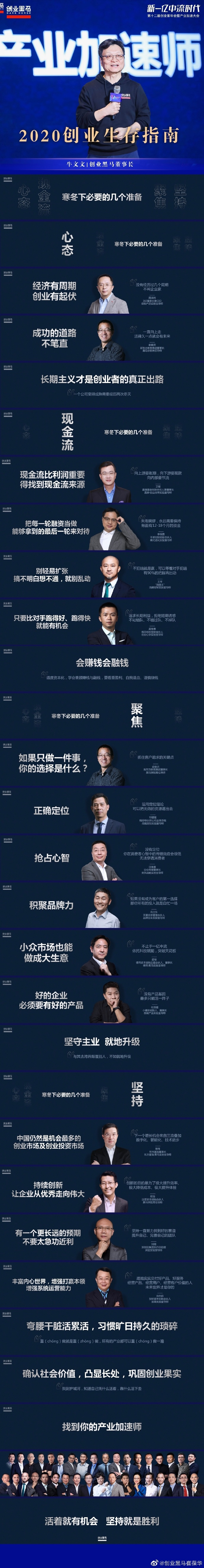 “寒冬下必要的几个准备：心态、现金流、聚焦、坚持！”
共勉！