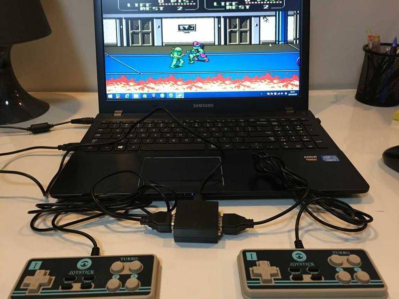 求教圈友
我同学做了一款复古红白机游戏手柄，可以通过USB线连接电脑玩各种红白机游戏，淘宝上没有同类