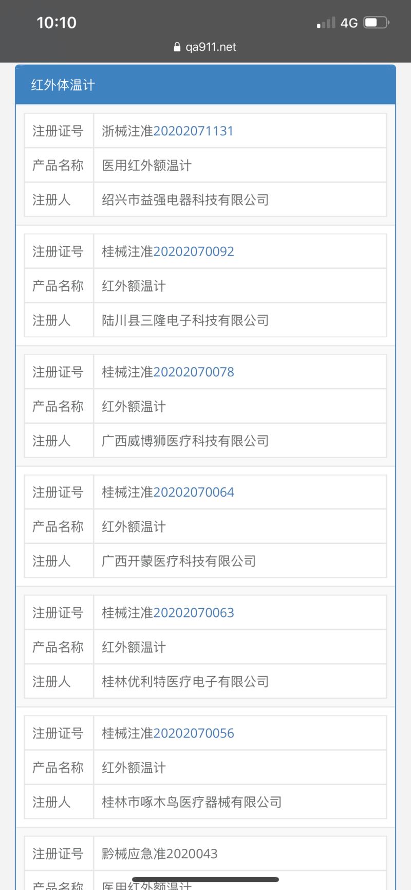 抗疫物资产品境内未注册将无法出口,  哪些企业是合规的？
这个网站能查询注册证书