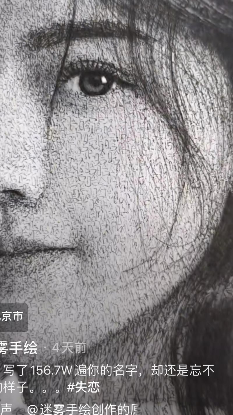 请问大家，这种画有现成app或者软件可以做出来吗吗？就是用某个字最后深浅不一做出来的画。还是只能手工