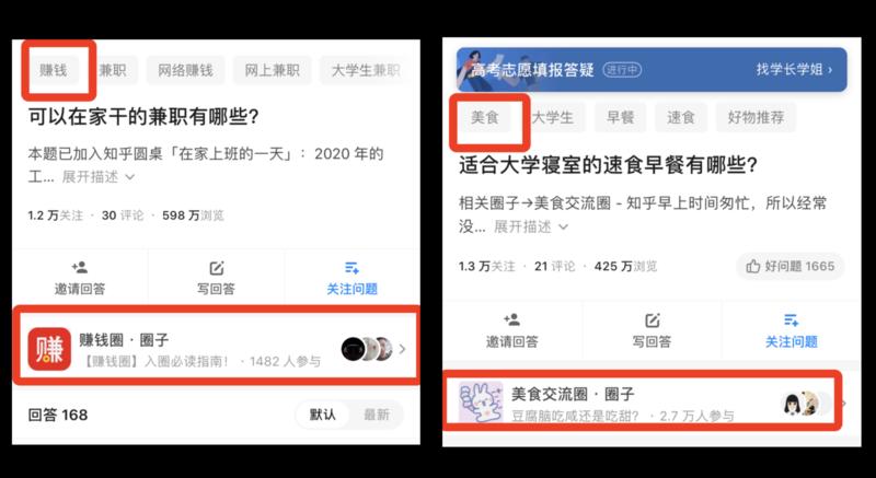 哈喽，大家好，我是小楠，前段时间我认真研究了下知乎圈子，并且直接运用的三个圈子都排列了某个关键词圈子