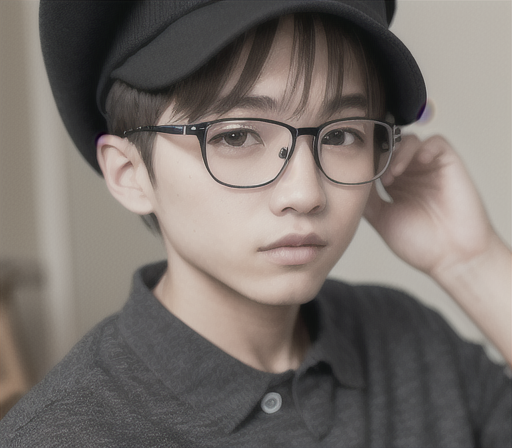 AI写真快闪打卡+5。打卡进入第五天，炼丹取得阶段性成果，前面几天多次小男孩练出了女模特，今天将训练