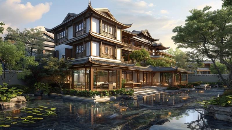 【智绘点滴】第4篇 让AI解决专业的问题，助力出图
今天群内有个小伙伴在用AI出一幢6层的别墅图，但