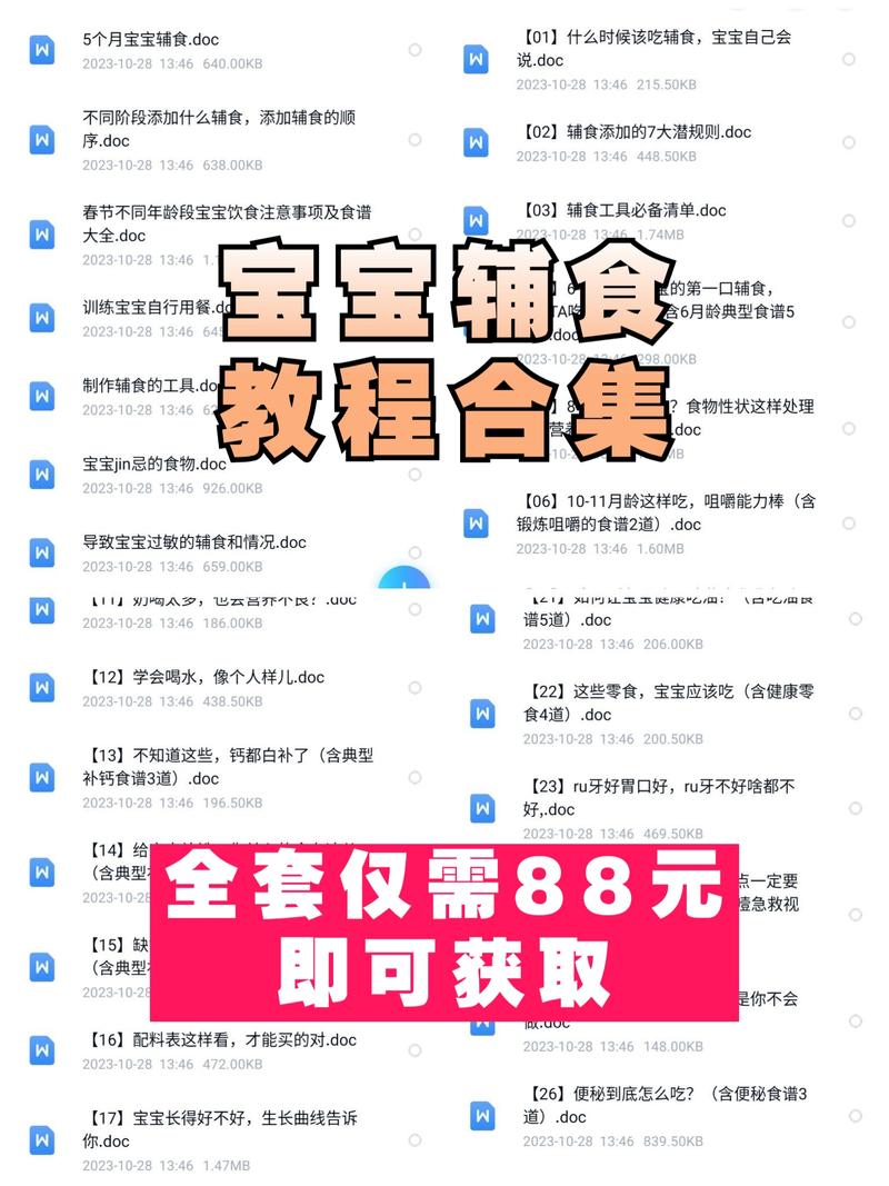 【用虚拟资料，2个月引流3500个宝妈粉】
本文目录
1：辅食虚拟资料前景
2：准备工作
3：项目