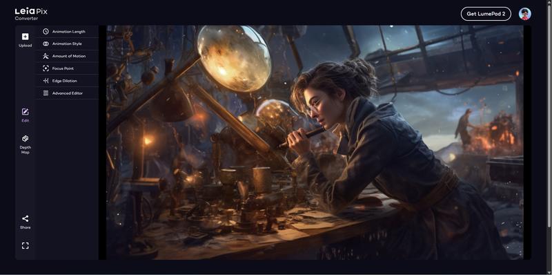 又发现一个宝藏工具，LeiaPix Converter，可以将图像 2D 转换为 3D效果。关键的是