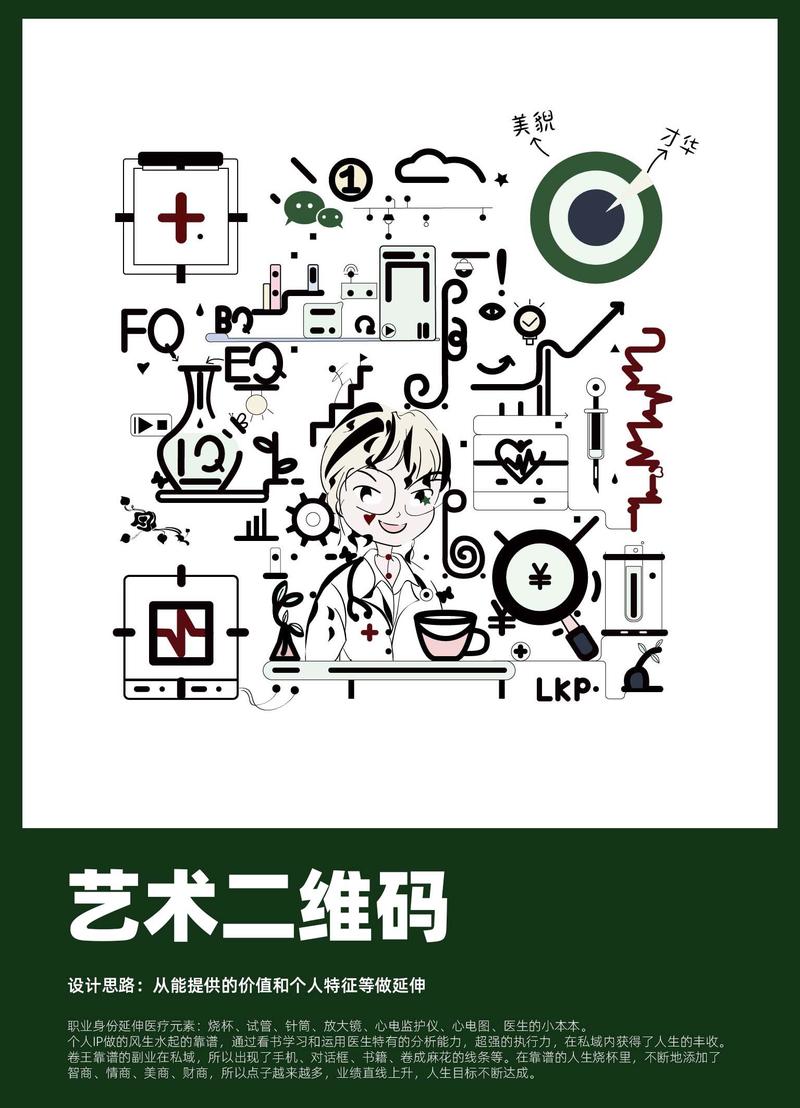 我是如何用一枚二维码引爆IP流量的？——艺术二维码
大家好我是吉果，一个插画师，生财透明人。最近新