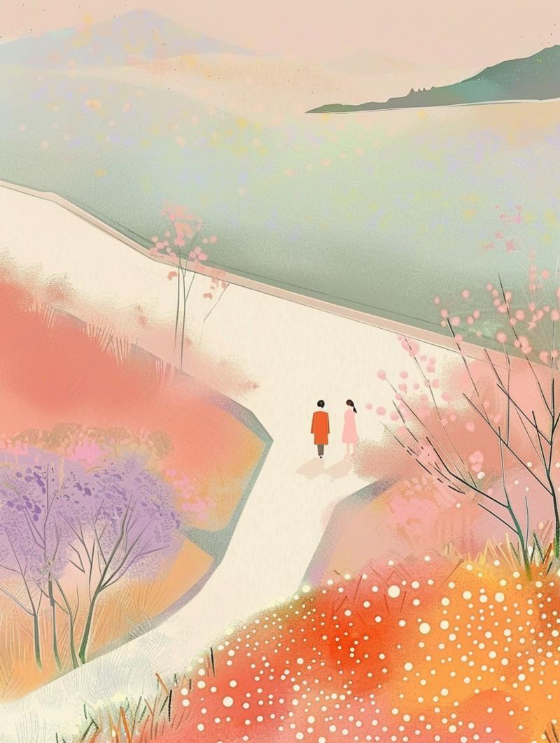 「春日恋歌」转角
粉色，独属春天
一人虽好，却没有共赏风景的灵魂
虽然有点久，但仍相信美好就在下一
