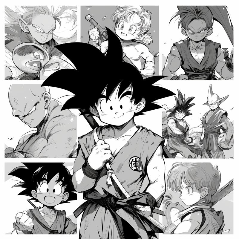 分享一个鸟山明风格的提示词，在mj最后加入 by Akira Toriyama，就有效果了