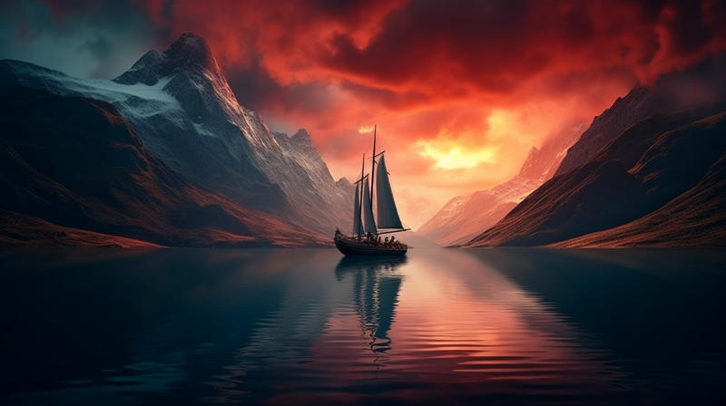 【使用Midjourney绘画分享135】
主题：Midjourney｜轻舟已过万重山
电影《