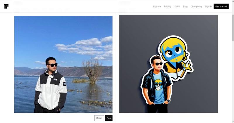 浅尝了一个免费的AI绘画网站，可以根据上传的照片，生成自己的偏二次元大头贴，感兴趣的可以玩一玩。就是