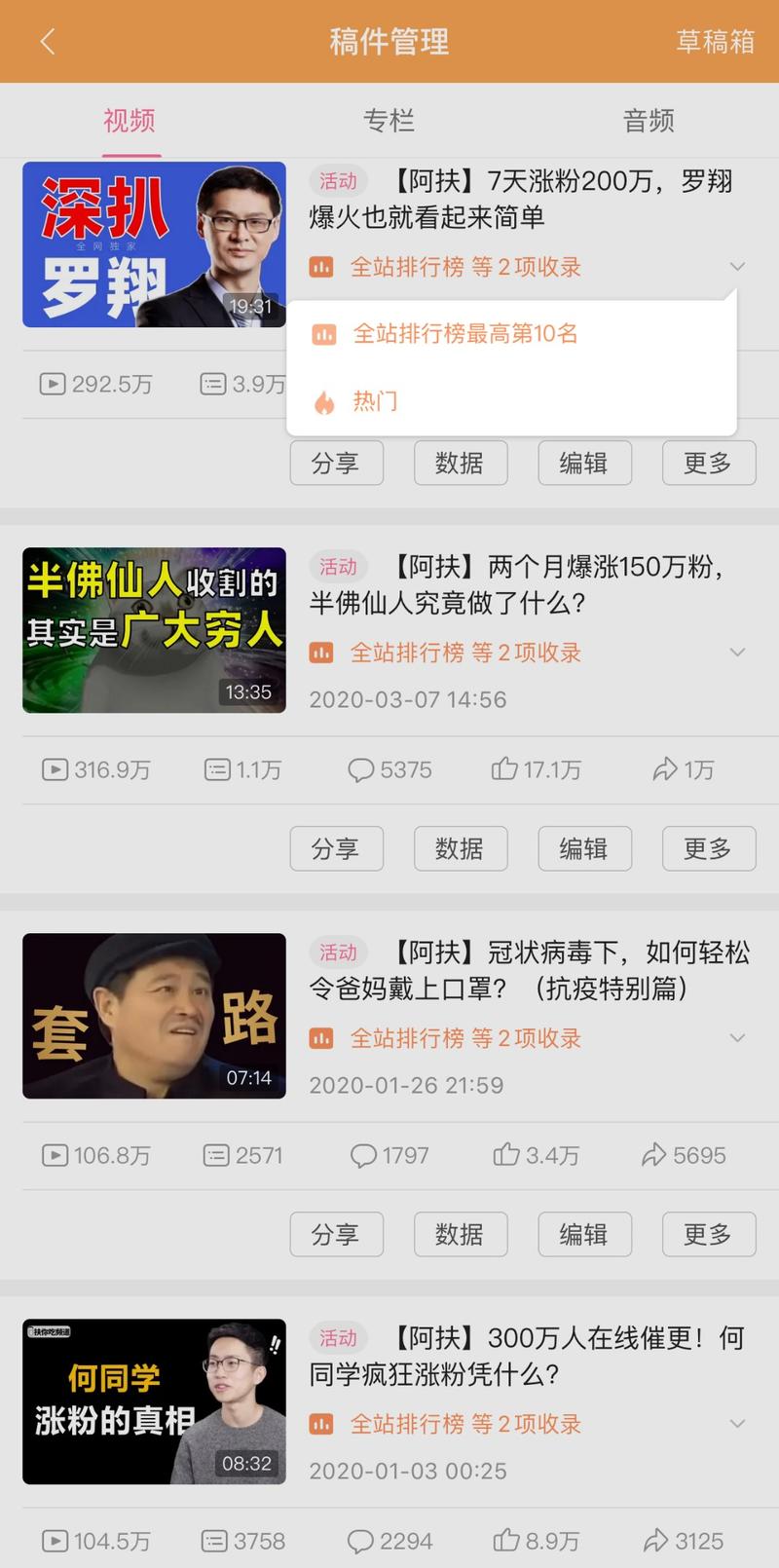 不少圈友应该在 b 站看过半佛仙人、老番茄、何同学或者罗翔老师的视频，他们各自的视频风格可以复制吗？