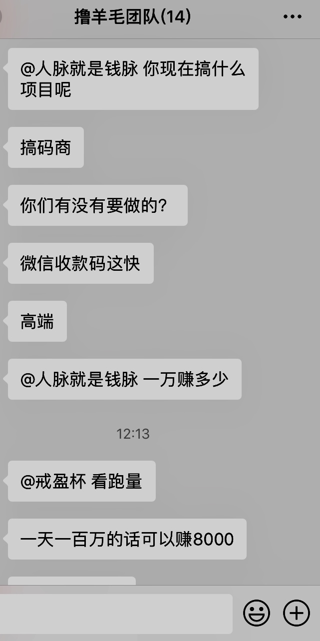 在群里看到的，有谁知道微信收款码的码商是什么？圈子里面大佬多，真心求教！