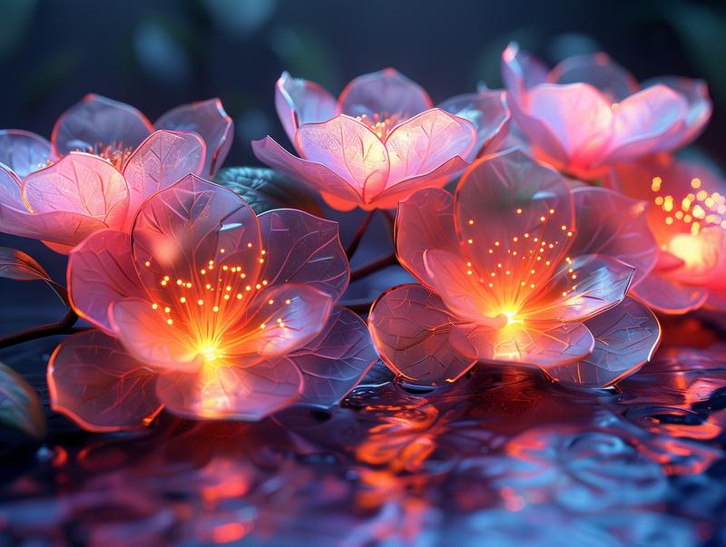 A colorful and transparent [Your object] with ligh