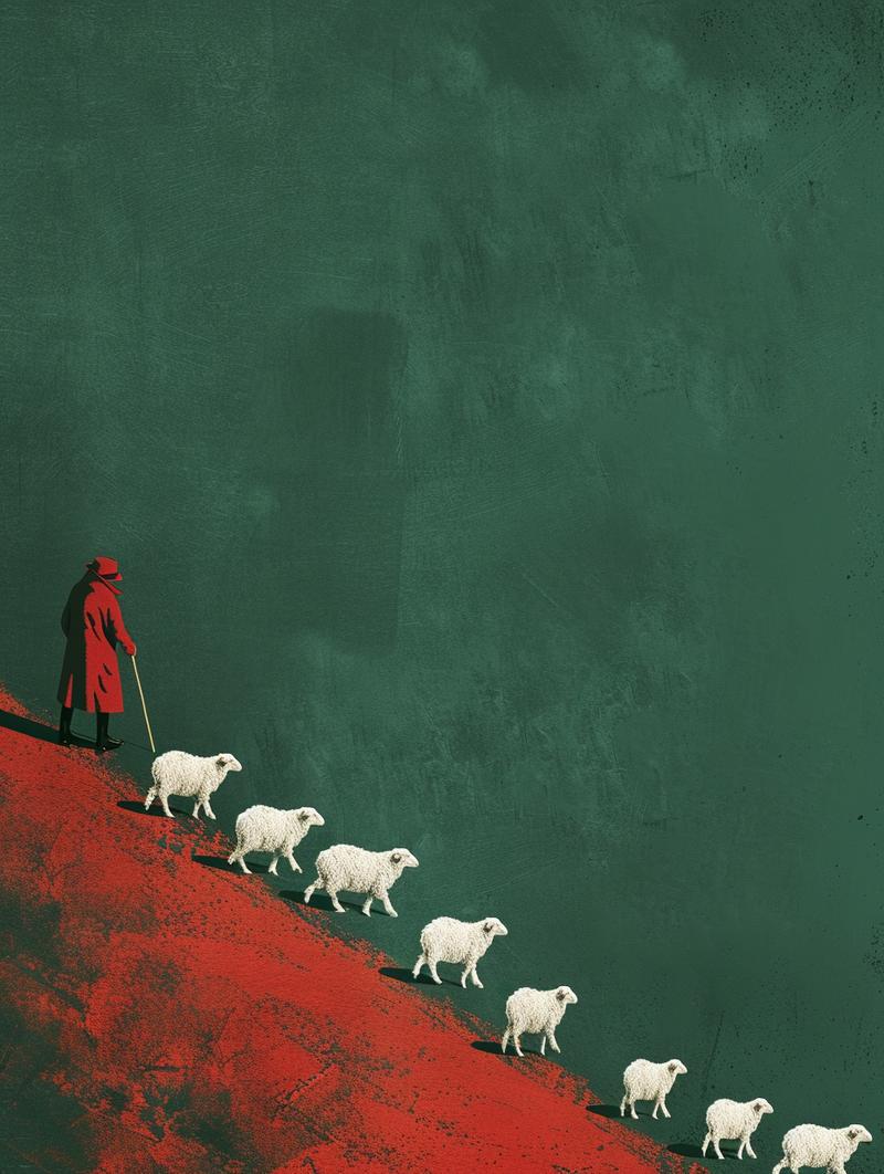 012:为什么说砍柴的陪不起放羊的?
完整提示词:
A book cover with a