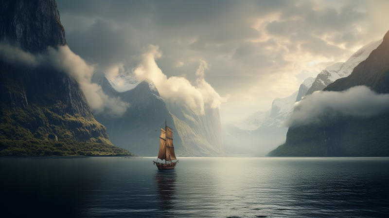 【使用Midjourney绘画分享135】
主题：Midjourney｜轻舟已过万重山
电影《