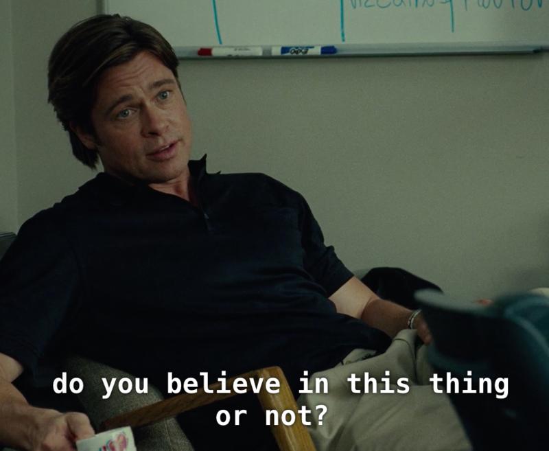 看了小马宋老师推荐一部刚刚看过的电影MoenyBall (魔球／点球成金)，这是出自于一部书，也是一