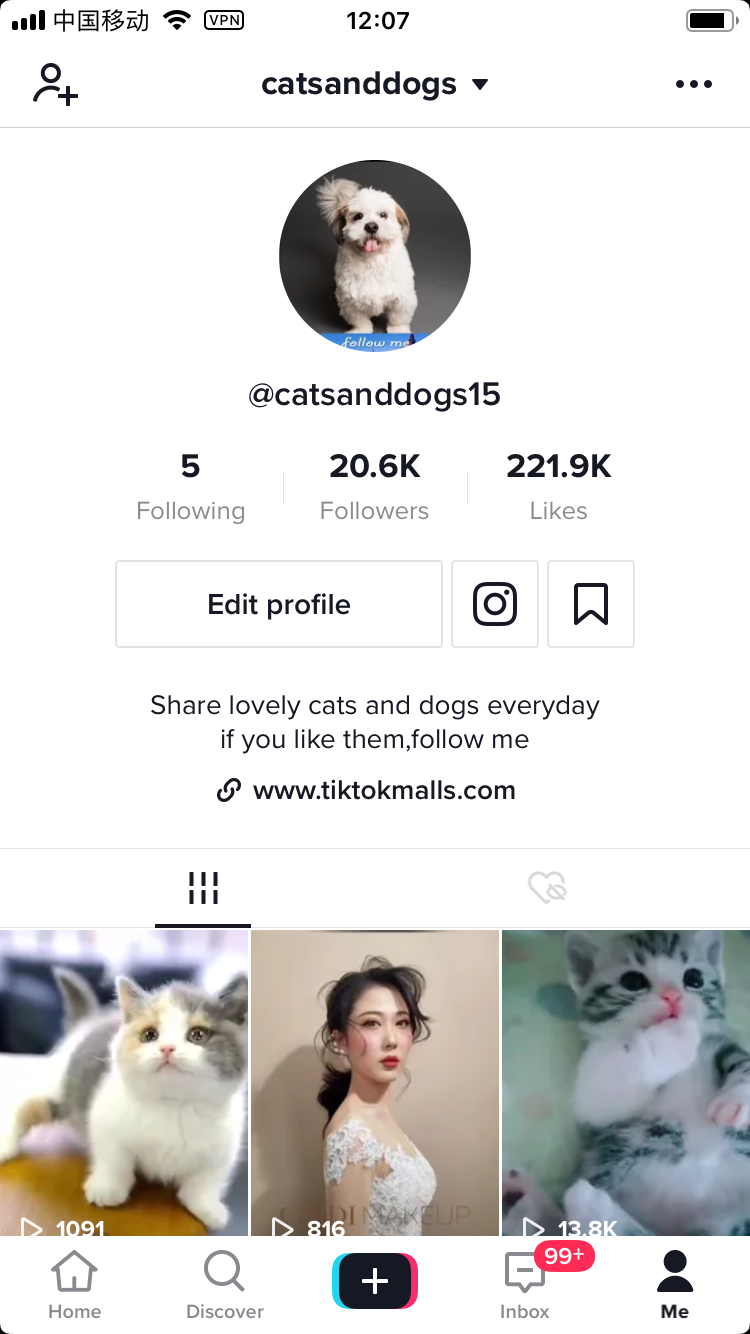 分享两个TikTok最新的商业化进程，简直太快了！出乎意料的快！
1.增加了2-3个第三方连结：